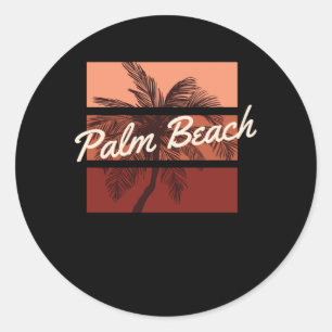 Adesivo Redondo Palm Beach