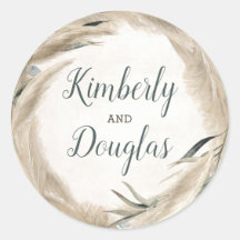 Pampas Grass e Greenery Wedding