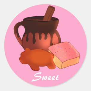 Adesivo Redondo Panaderia Pan Dulce Mexicana