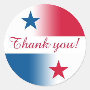 Adesivo Redondo Panamá Sticker com texto personalizável