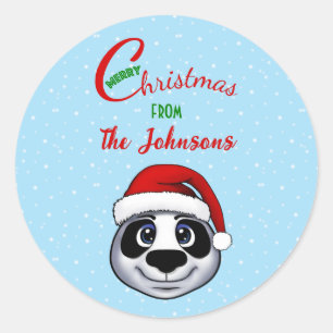 Adesivo Redondo Panda