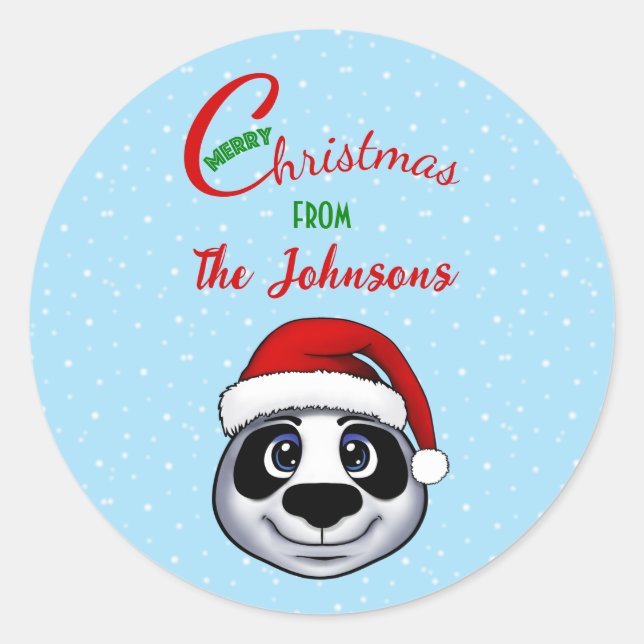 Adesivo Redondo Panda (Frente)