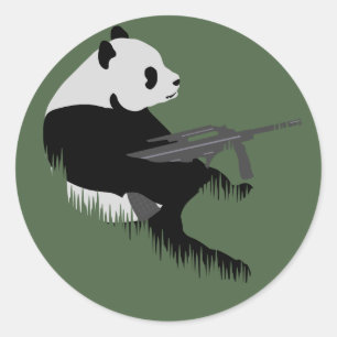 ADESIVO REDONDO PANDA