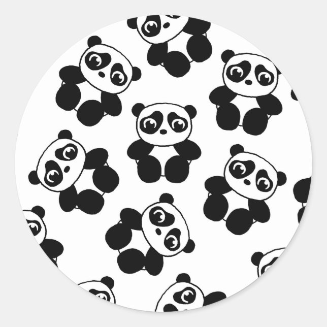 Adesivo Redondo Panda (Frente)