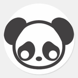 Adesivo Redondo Panda