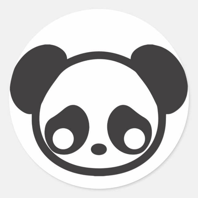 Adesivo Redondo Panda (Frente)