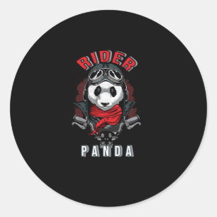 Adesivo Redondo Panda de Cavaleiro