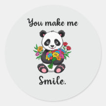 Panda Fofo Você Me Faz Sorrir