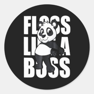 Adesivo Redondo Panda Lover   Mantenha Calma E Amor Panda