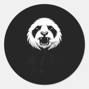 Adesivo Redondo Panda Mau