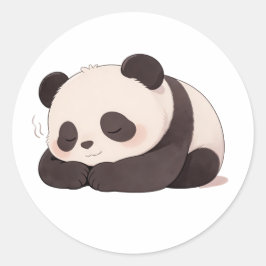Adesivo Redondo panda,quente,curativo,lento, paz interior #01