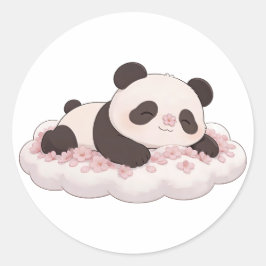 Adesivo Redondo panda,quente,curativo,lento, paz interior #019