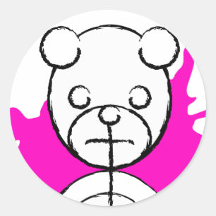 Adesivo Redondo Panda Splatz.