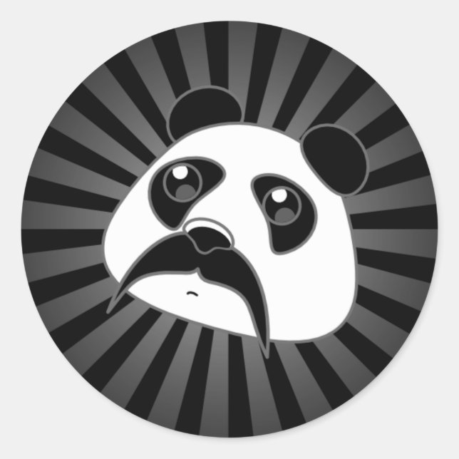 Adesivo Redondo Pandlebar Mustache (Frente)