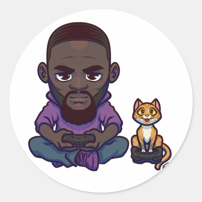 Adesivo Redondo Panico x de Muggah (Frente)