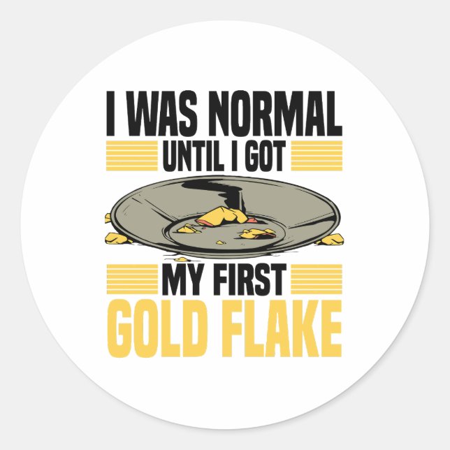 Adesivo Redondo Panorâmica para ouro (Frente)