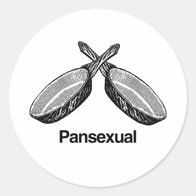 Adesivo Redondo Pansexual (Frente)