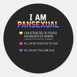 Adesivo Redondo Pansexual Orgulho LGBT Direitos Iguais