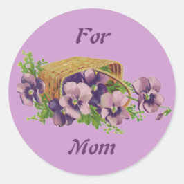 Adesivo Redondo Pansias Para A Mãe