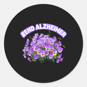 Adesivo Redondo Pansy End Heimerheimer Purple Heimerheimer