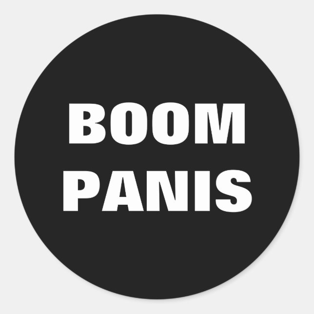 Adesivo Redondo Panteras de Boom das Filipinas! (Frente)