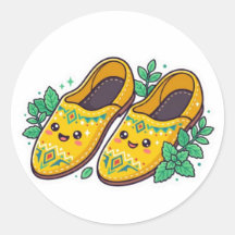 Pantuflas Babouche Marroquinas Amarelas Kawaii Fof