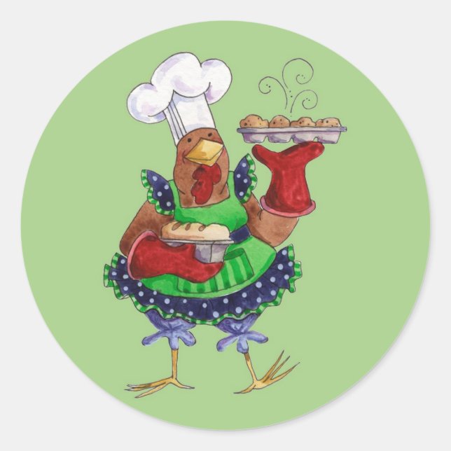 Adesivo Redondo Pão De Banho (Frente)