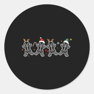 Adesivo Redondo Pão-Gengala Esqueleto Radiologia Natal Shir Xray