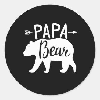 Adesivo Redondo Papa Bear