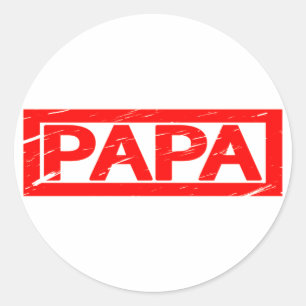 Adesivo Redondo Papá Carimbo