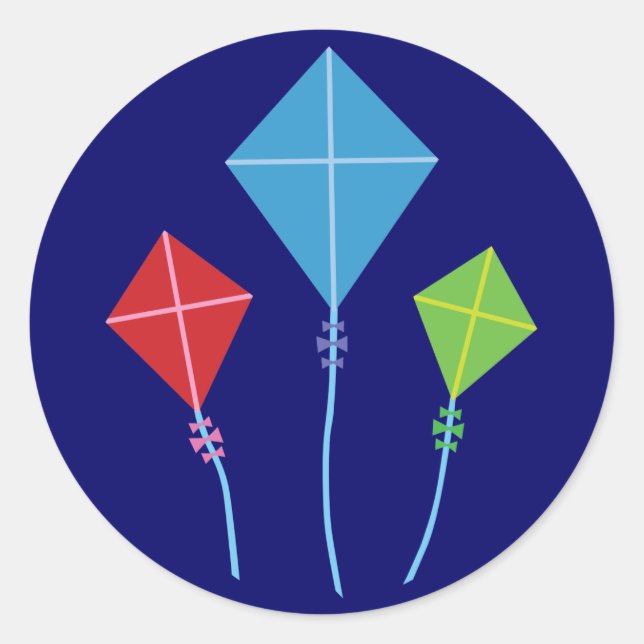 Adesivo Redondo Papagaios Reproduzíveis (Frente)