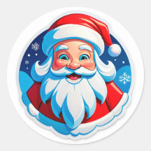 Papai Noel Alegre Decoração de Férias de Natal