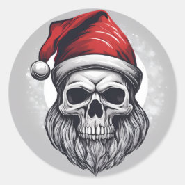 Adesivo Redondo Papai Noel Legal