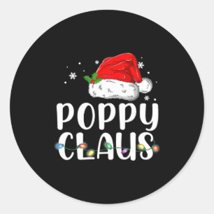 Adesivo Redondo Papai Noel Natal Correspondência Família
