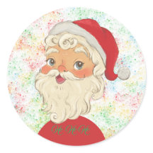 Papai Noel Simples Fofo Vintage