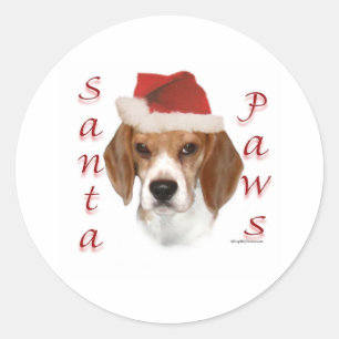 Adesivo Redondo Papais noeis Beagle