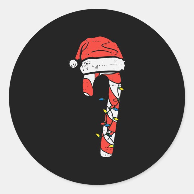 Adesivo Redondo papais noeis de doce de natal xmas crianças de ten (Frente)