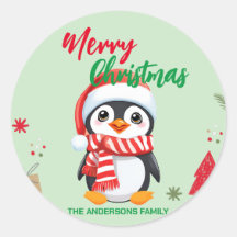 Papais noeis de pinguins de Natal bonitos feriados