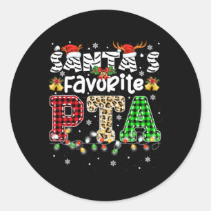 Adesivo Redondo Papais noeis de Terapêutica Física de Natal PTA Fa