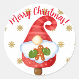 Adesivo Redondo Papais noeis Gnomo