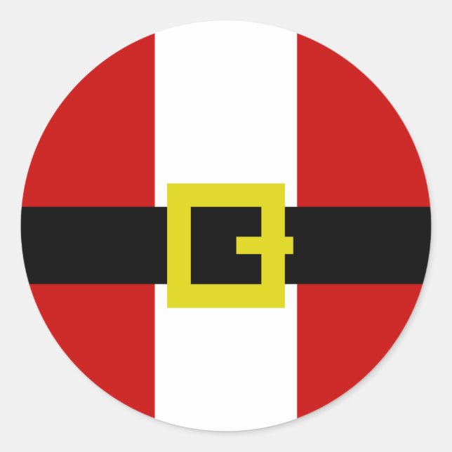 Adesivo Redondo Papais noeis Suit (Frente)