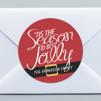 Adesivo Redondo Papais noeis Suite Buckle com esta é a estação