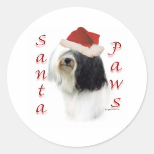 Adesivo Redondo Papais noeis tibetanos Terrier