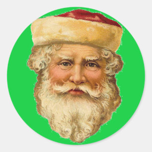 Adesivo Redondo Papais noeis Vintage
