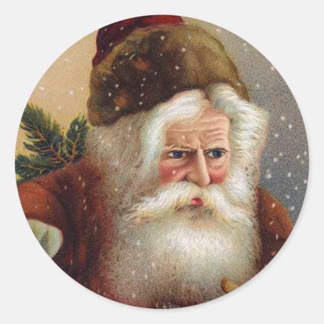 Adesivo Redondo Papais noeis vitorianos (Frente)