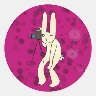 Adesivo Redondo Paparazi a rosa