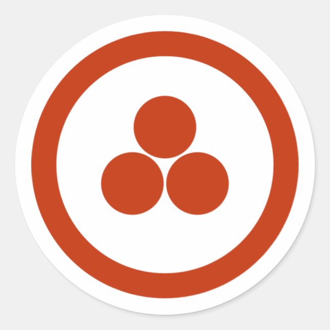 Adesivo Redondo Papel de carta Pax Cultura (Frente)