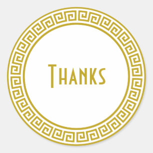 Adesivo Redondo Papel de Carta Personalizado para a Fronteira da G