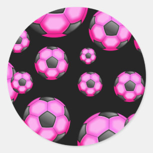 Adesivo Redondo Papel de parede do futebol