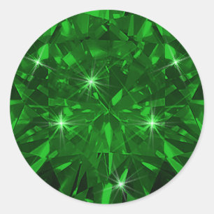 Adesivo Redondo Papel de Presente de Envelope de Convite com Pedra